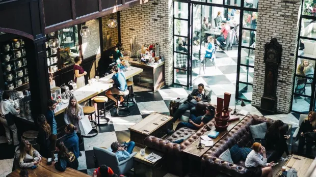 urban coffee shop
