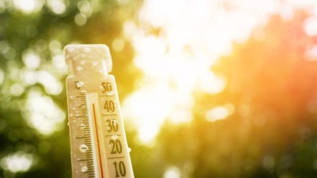 thermometer in the sun