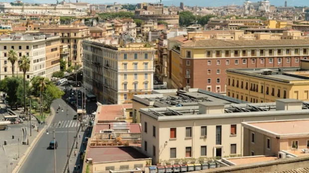 Italian skyline view