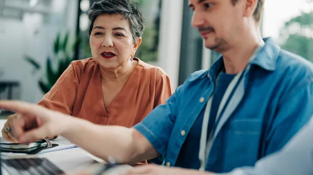 Older workers: workplace resilience Younger employee training and older employee