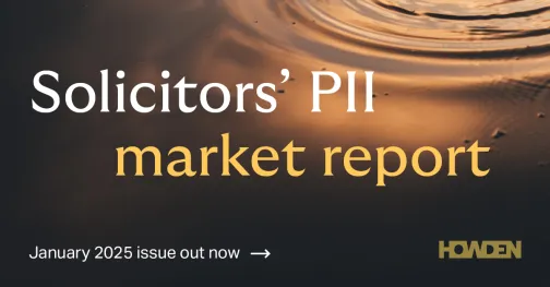 Solicitors' PII market report Jan 2025 - ripples