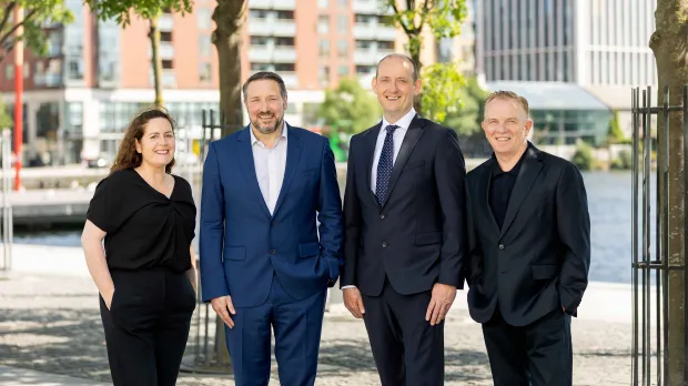 Anne Donohoe, Planning Administrator, Opes Wealth Trust, Nick Baird, Head of Strategy & Digital, Howden Financial Advisory, Cathal McCabe, Founder, Opes Wealth Trust, Dermot Gaskin, Managing Director, Howden Financial Advisory