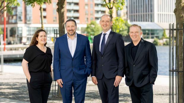Anne Donohoe, Planning Administrator, Opes Wealth Trust, Nick Baird, Head of Strategy & Digital, Howden Financial Advisory, Cathal McCabe, Founder, Opes Wealth Trust, Dermot Gaskin, Managing Director, Howden Financial Advisory
