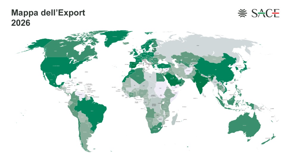 Mappa dell'Export 2026 - SACE
