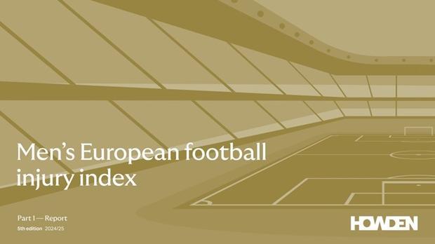 Men’s European Football Injury Index 2024/25