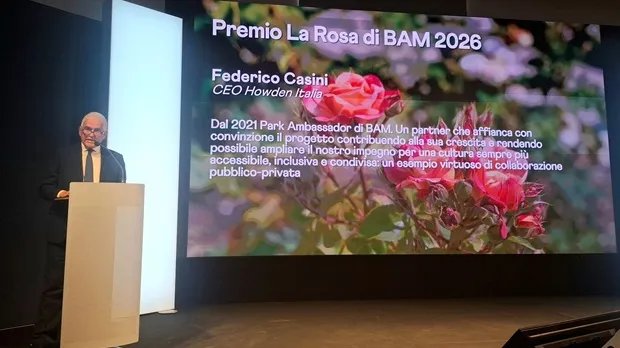 Federico Casini riceve il Premio La rosa di BAM 2026