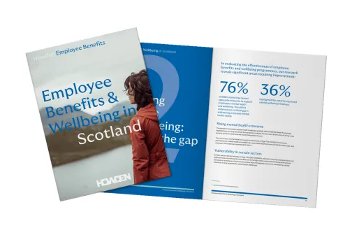 Employee Benefits & Wellbeing in Scotland Report Cover
