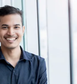 Smiling business advisor