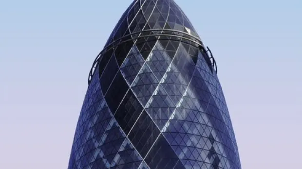 The Gherkin Building in London