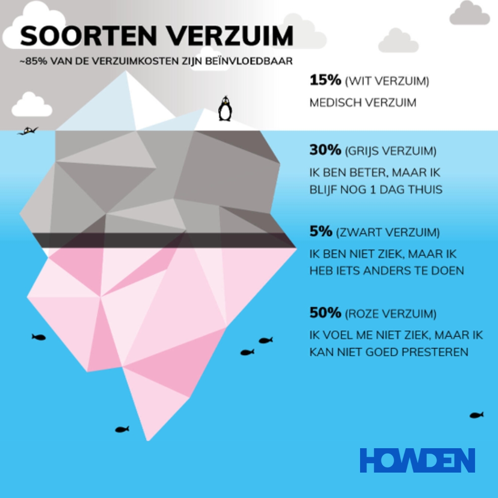 Verzuim ijsberg