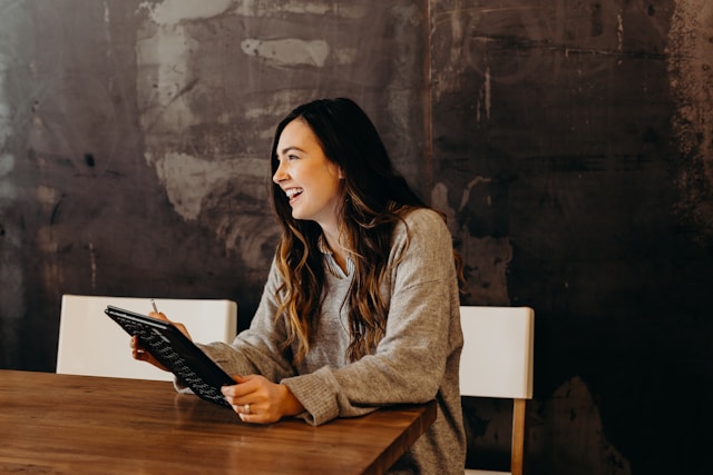 female-working-on-tablet