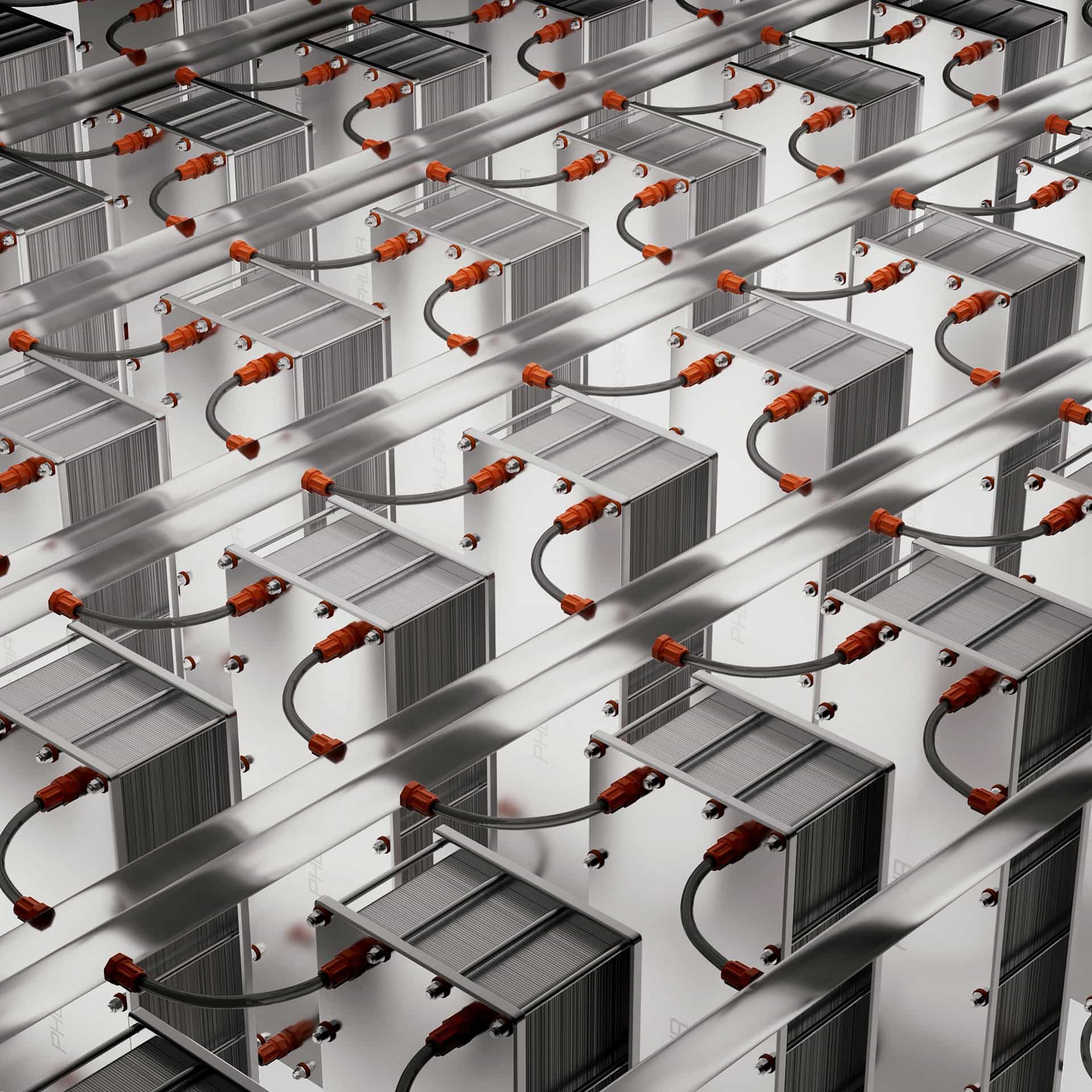 PHLAIR Electra 00 hydrolyzer render. Direct Air Capture technology,