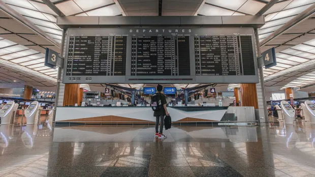 busy airport