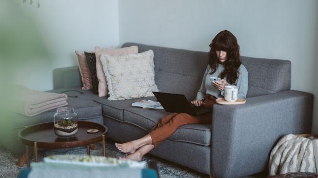 working from home