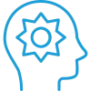 Icon representing mental health