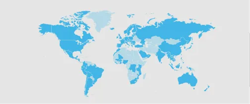 blue global map