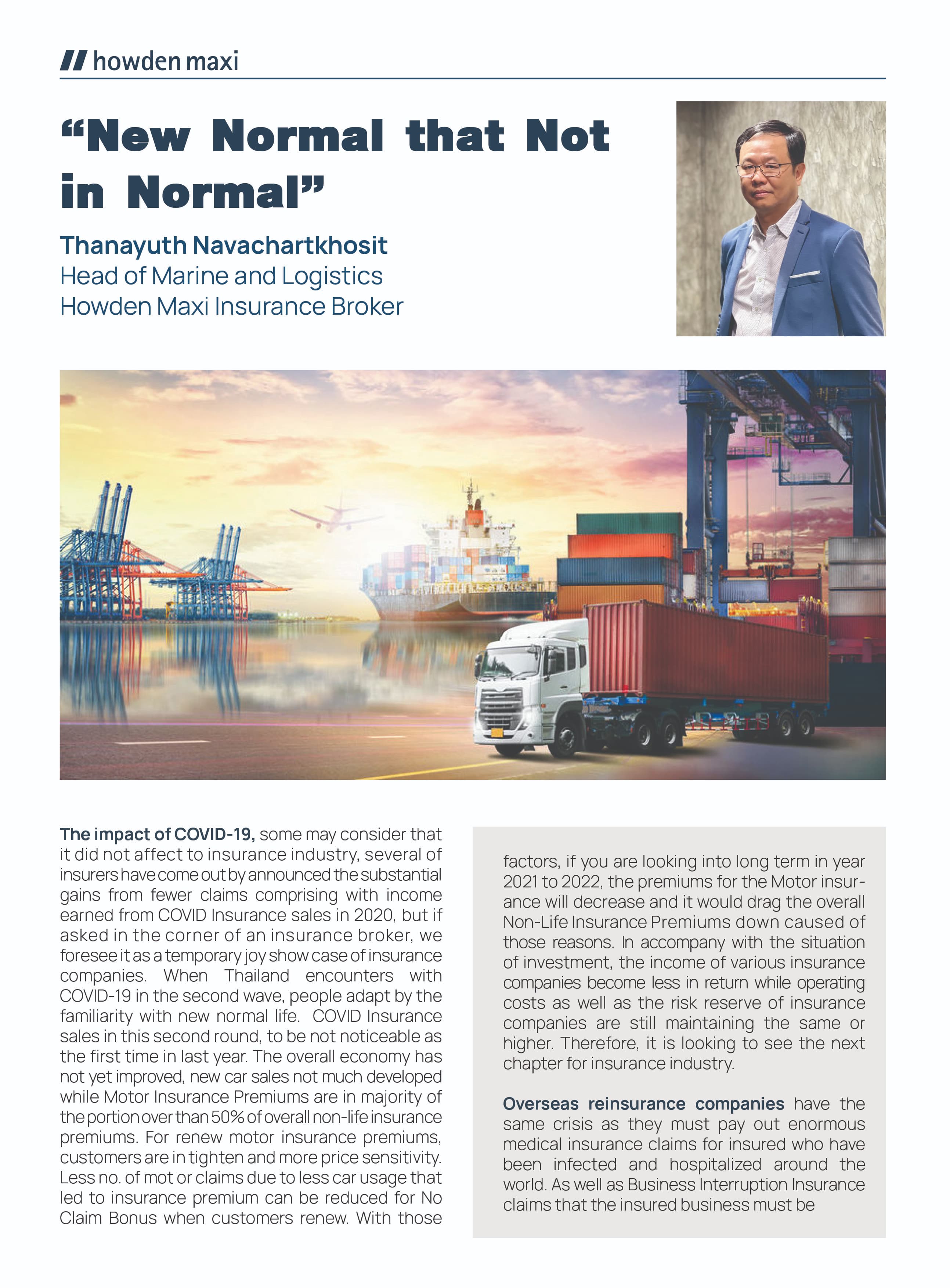 “New Normal that Not in Normal”