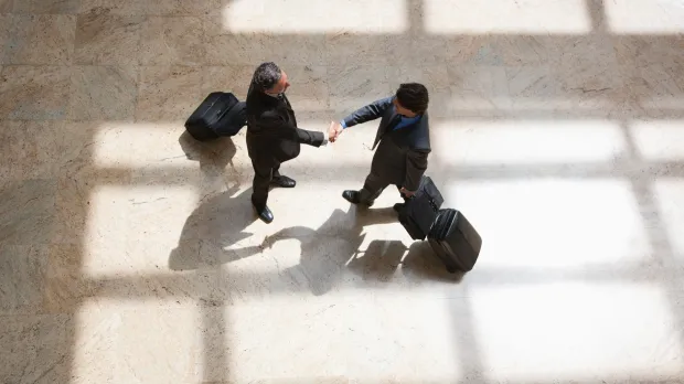 People shaking hands People shaking hands