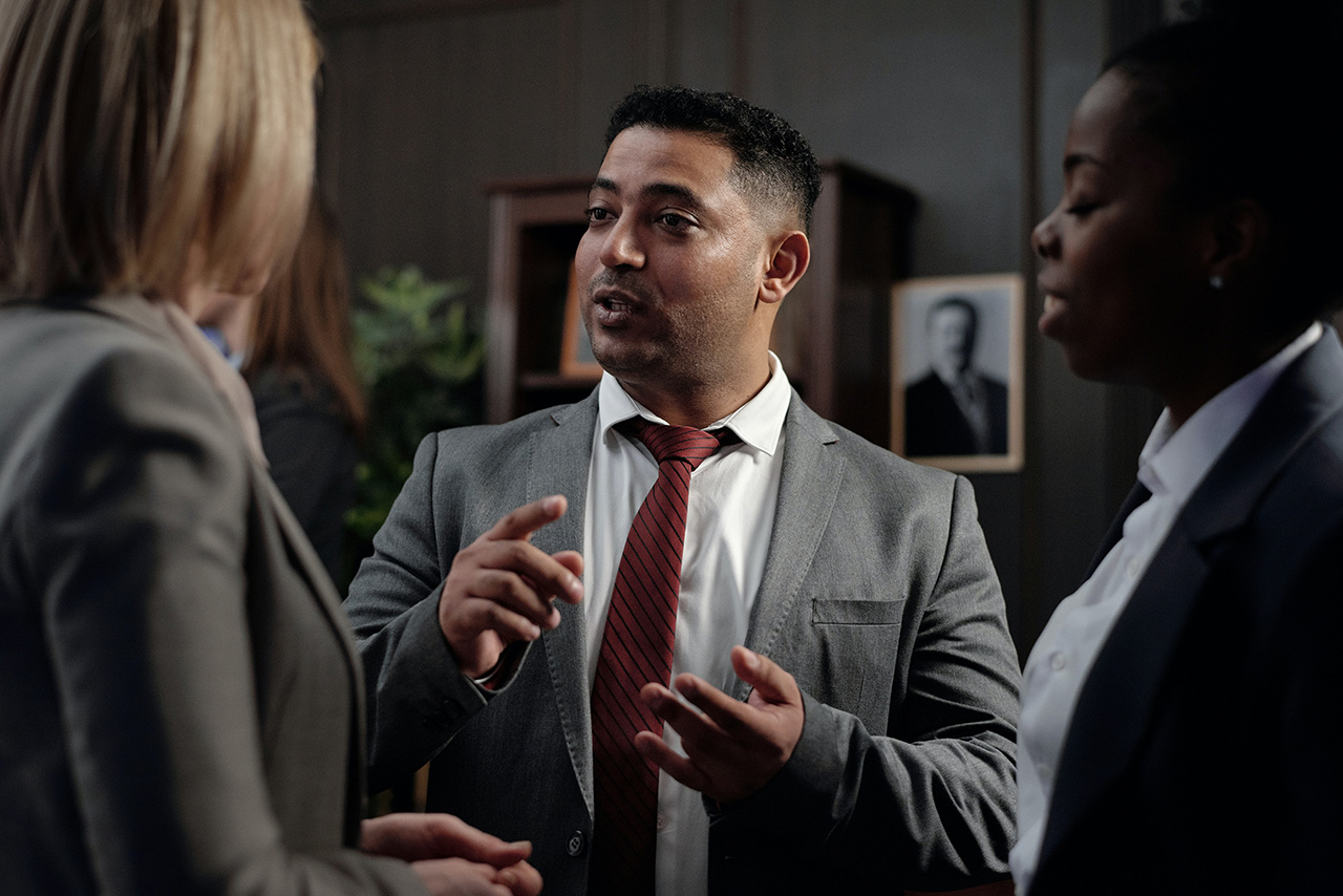Person in suit