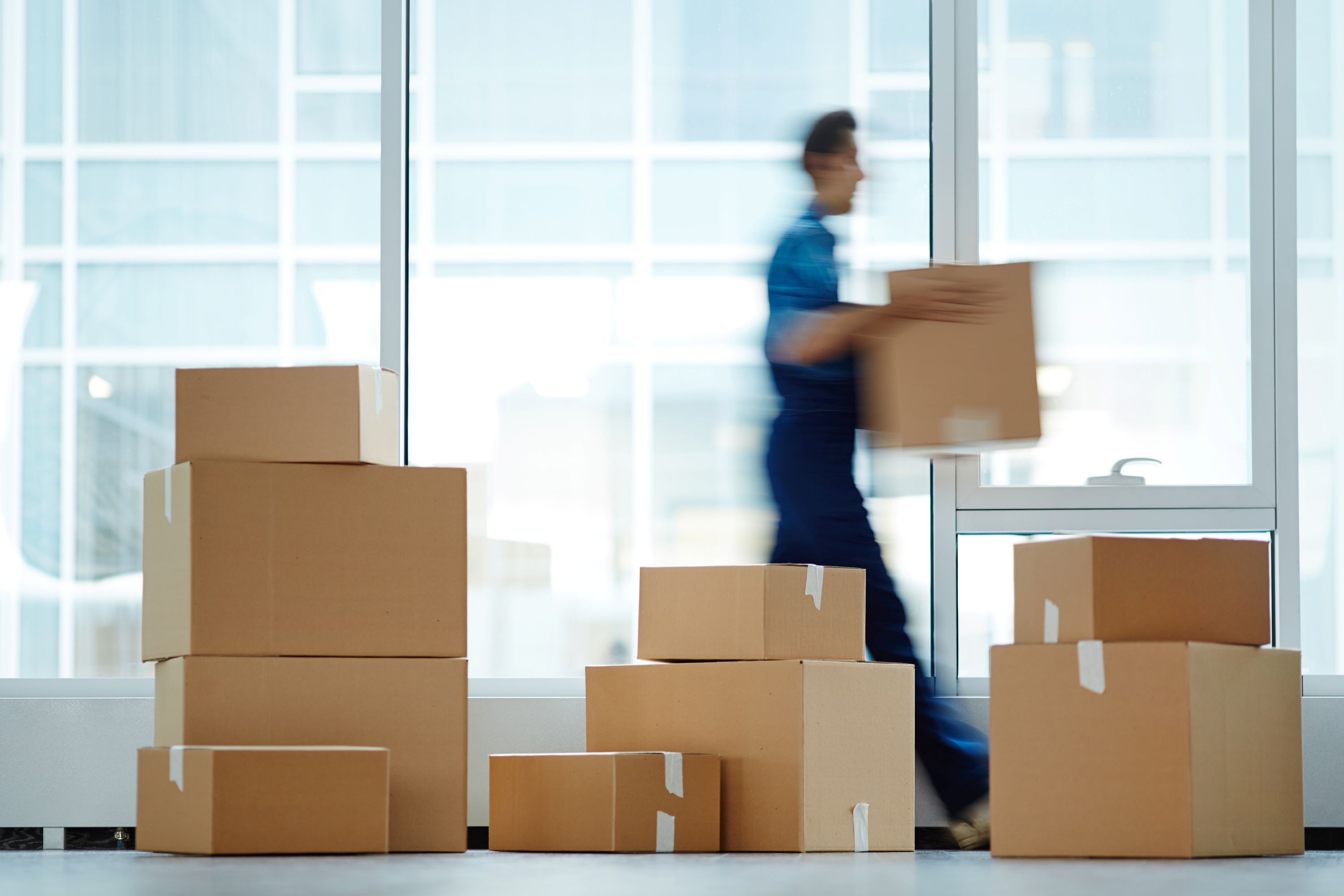 Moving Boxes Blurred