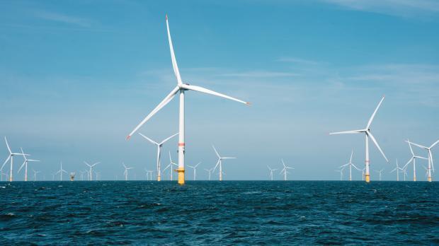 windturbines in the ocean