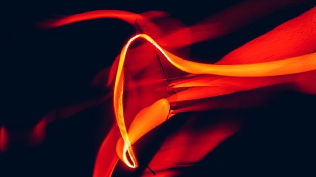 Abstract red and black background